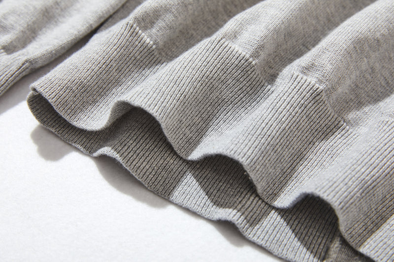 這是我們引以為傲且全年使用的產品！ 100%純棉長袖V領開襟針織系列10色220902