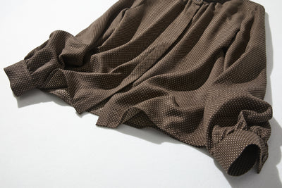 限時 10% 折扣★優雅的圓領襯衫，適合成人穿著。