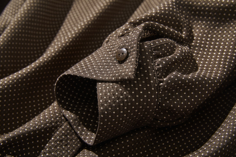 限時 10% 折扣★優雅的圓領襯衫，適合成人穿著。