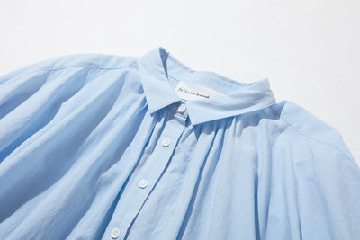 限時 10% 折扣★均衡時尚的外觀讓您與眾不同有機棉短袖襯衫 220706