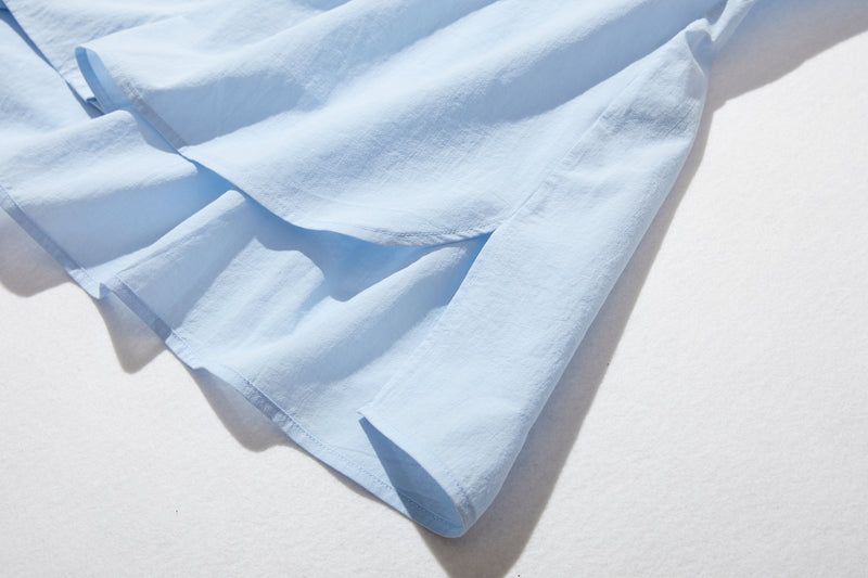 限時 10% 折扣★均衡時尚的外觀讓您與眾不同有機棉短袖襯衫 220706