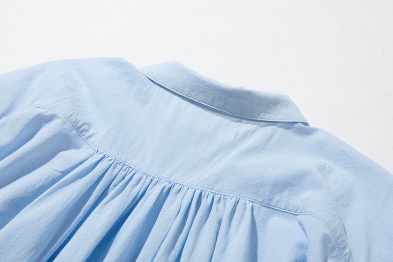 限時 10% 折扣★均衡時尚的外觀讓您與眾不同有機棉短袖襯衫 220706