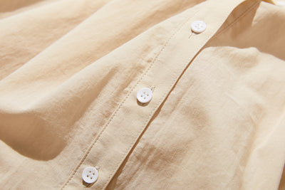 限時 10% 折扣★均衡時尚的外觀讓您與眾不同有機棉短袖襯衫 220706