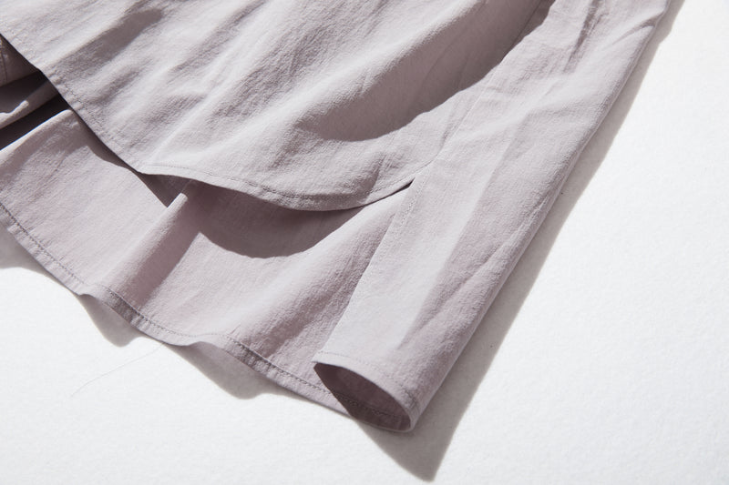 限時 10% 折扣★均衡時尚的外觀讓您與眾不同有機棉短袖襯衫 220706