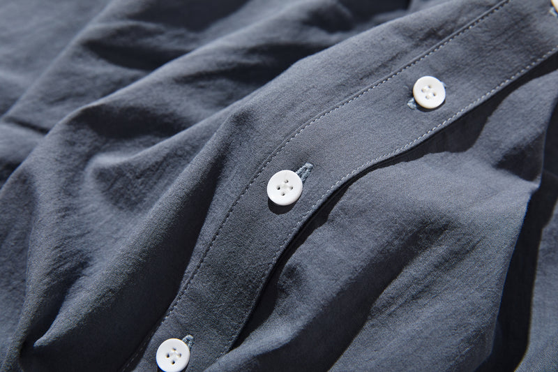 限時 10% 折扣★均衡時尚的外觀讓您與眾不同有機棉短袖襯衫 220706