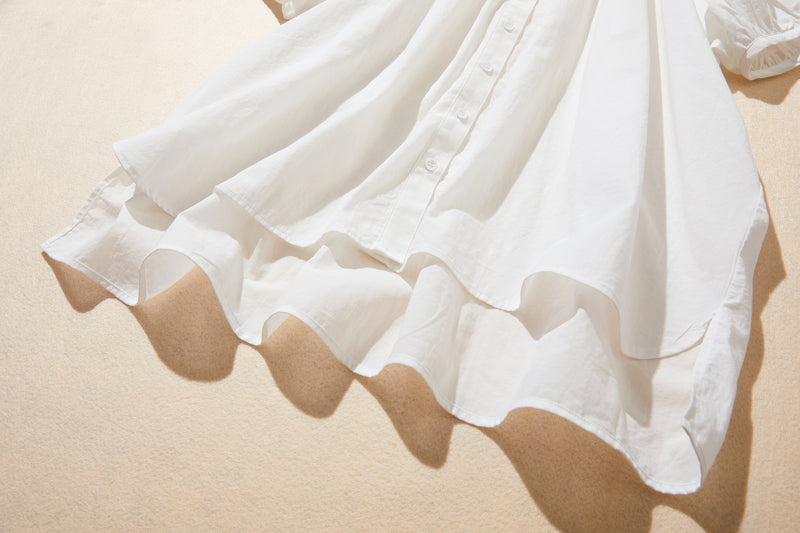 限時 10% 折扣★均衡時尚的外觀讓您與眾不同有機棉短袖襯衫 220706