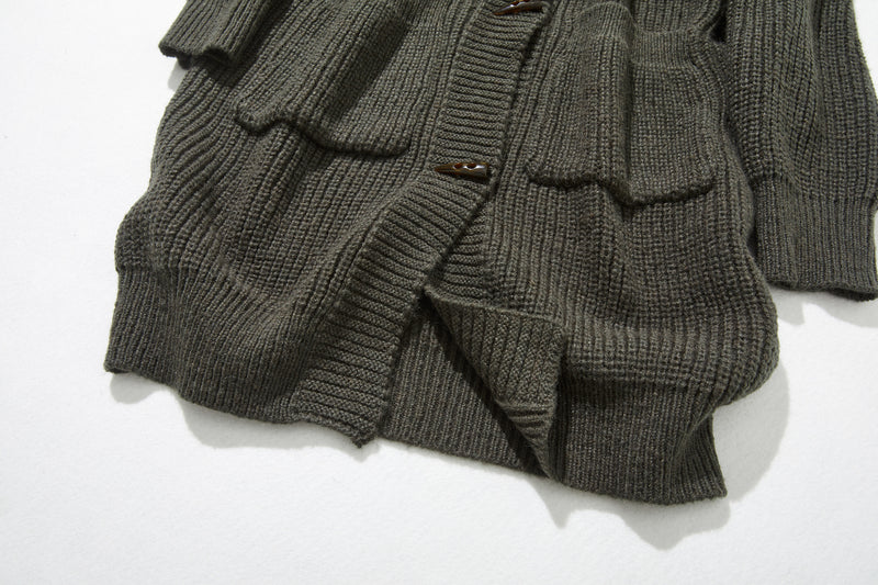 ★40% 折扣★ 展現成人魅力的羊毛針織長開襟衫。