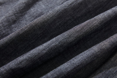 Moderately elegant denim skirt, tucked skirt, long skirt 221201-1