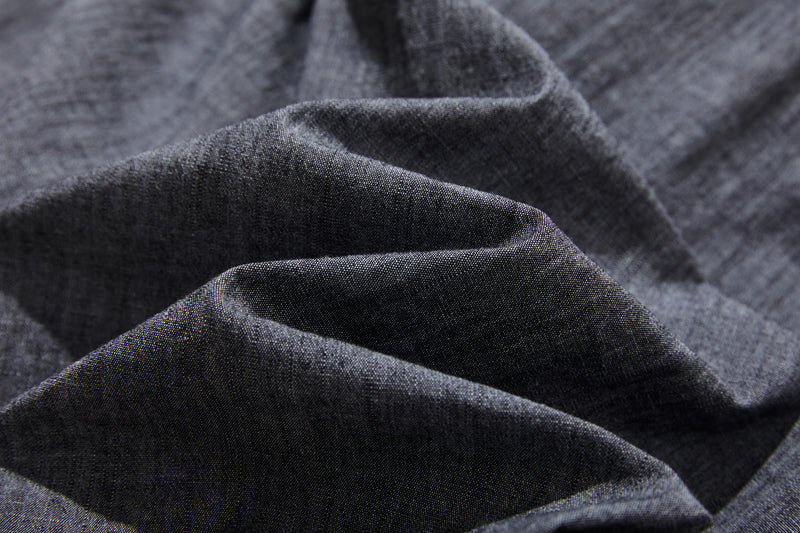 Moderately elegant denim skirt, tucked skirt, long skirt 221201-1