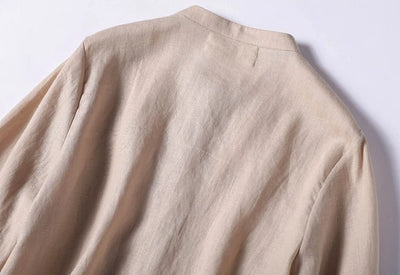 圓點提花棉麻布料襯衫女衫210902，恰到好處的寬鬆，恰到好處的優雅。