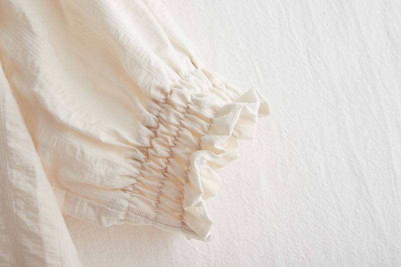 限時 10% 折扣★舒適的提花布料，外觀華麗 100% 純棉 3/4 袖襯衫 220807