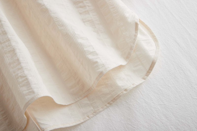 限時 10% 折扣★舒適的提花布料，外觀華麗 100% 純棉 3/4 袖襯衫 220807