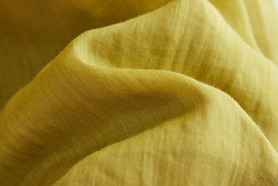 さらりと着心地良い　夏の定番シャツブラウス フリル袖 麻100％　220513