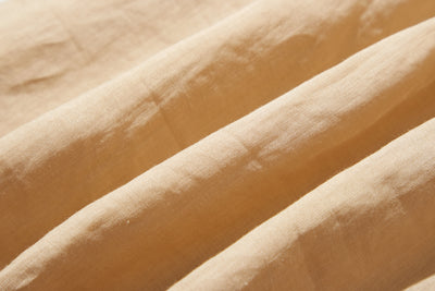 さらりと着心地良い　夏の定番シャツブラウス フリル袖 麻100％　220513