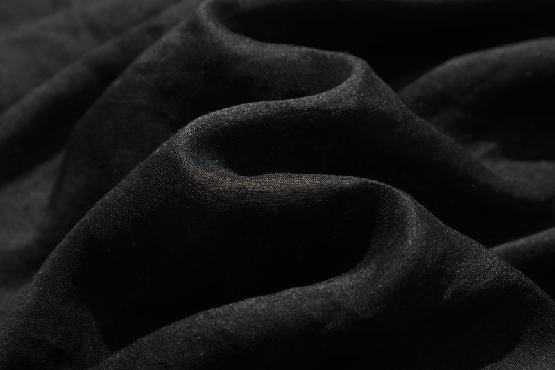 さらりと着心地良い　夏の定番シャツブラウス フリル袖 麻100％　220513