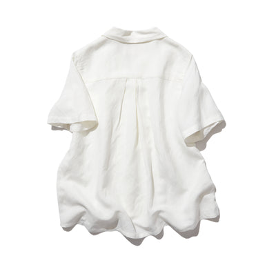 棉麻開領襯衫 220511，您想每天穿著這款舒適的單品。