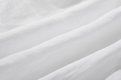 さらりと着心地良い　夏の定番シャツブラウス フリル袖 麻100％　220513