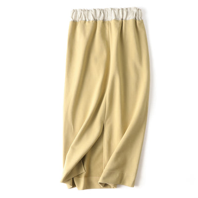 Easy to wear and looks neat. Sweat skirt/long skirt 210905 