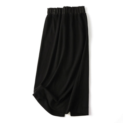 Easy to wear and looks neat. Sweat skirt/long skirt 210905 