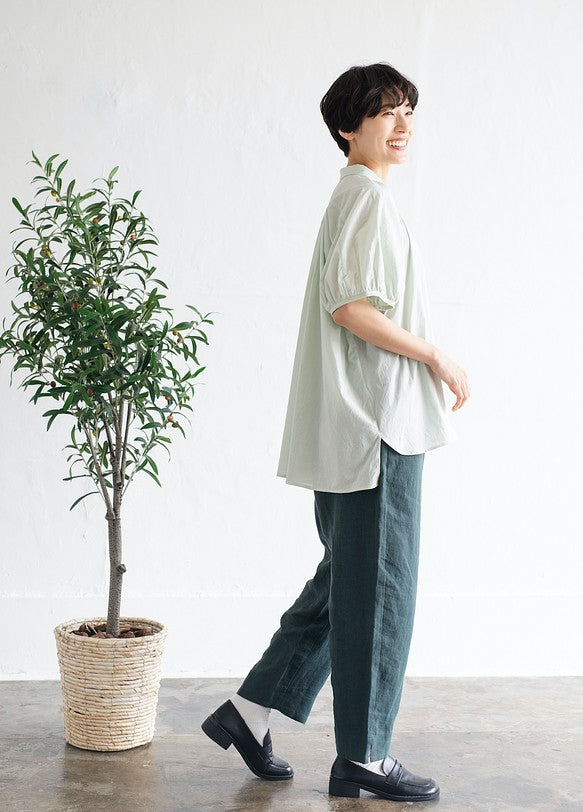 限時 10% 折扣★均衡時尚的外觀讓您與眾不同有機棉短袖襯衫 220706